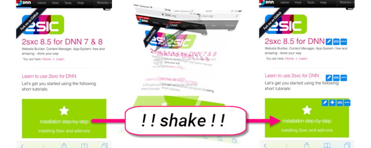Introducing Shake: Mobile Content Editing just turned Sexy